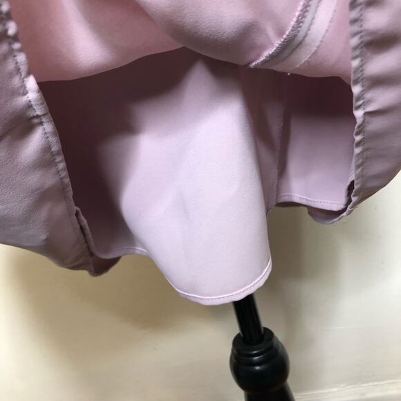 Wilfred Aritzia Dress Light Purple Lavender Mini Long Sleeve Sweetheart Seam 12 - Picture 6 of 11